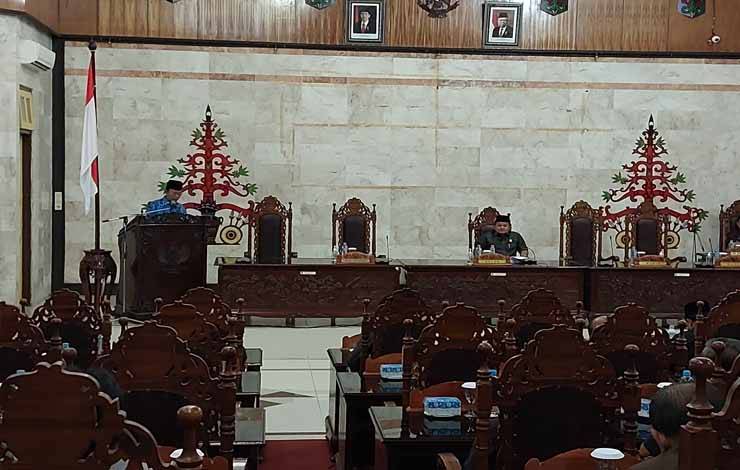 Plt Bupati Kapuas Sampaikan Laporan Pertanggungjawaban Pelaksanaan APBD 2022