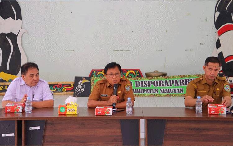 Kadis Poraparbud Seruyan Minta Atlet Menjaga Kondisi Fisik untuk Porprov Kalteng 2023