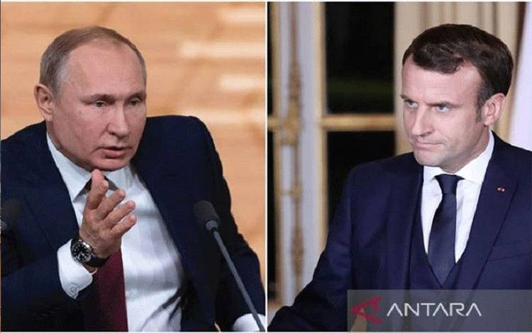 Macron Tuduh Rusia Jadikan "Makanan Sebagai Senjata"