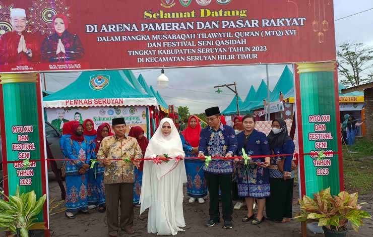 Wakil Bupati Buka Arena Pameran dan Pasar Rakyat MTQ dan FSQ Kabupaten Seruyan