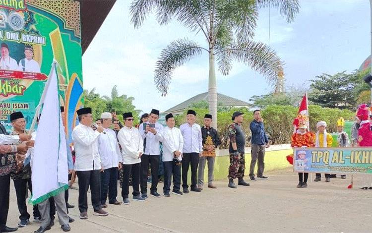 Lepas Pawai Akbar 1 Muharram, Wabup Murung Raya Pesan ini