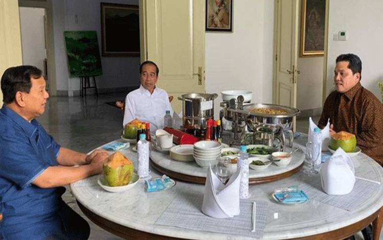 Erick Ungkap ini dalam Pertemuan dengan Jokowi dan Prabowo