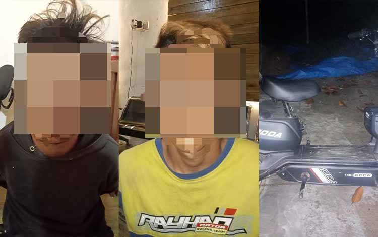 Polisi di Kapuas Tangkap Dua Terduga Pencuri Sepeda Listrik?
