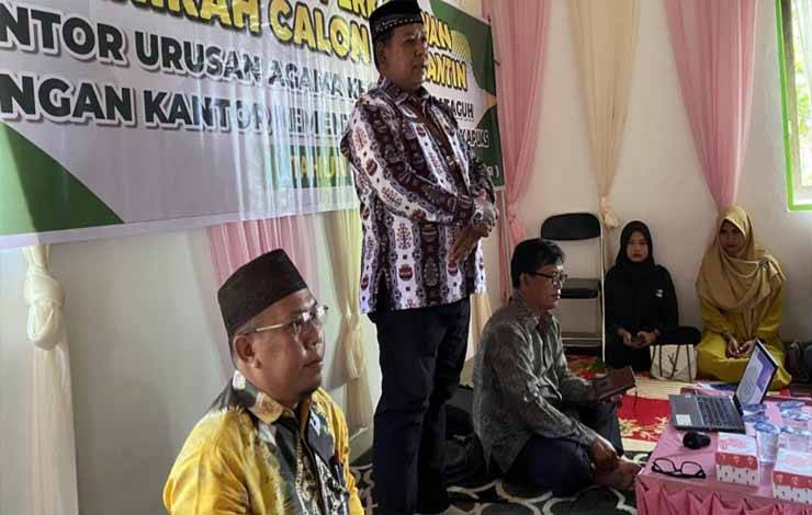 KUA Bataguh Berikan Bimbingan Perkawinan Pra Nikah Bagi Calon Pengantin