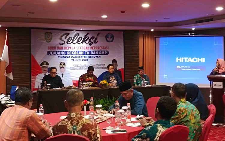 Kepala Sekolah dan Guru Jenjang TK di Seruyan Ikuti Seleksi Guru Berprestasi
