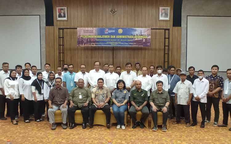 Kegiatan pembukaan Pelatihan Manajemen dan Administrasi Keuangan yang digelar BBPMKP Ciawi bekerjsama dengan Dinas Pertanian Kabupaten Kobar, Sabtu, 22 Juli 2023.