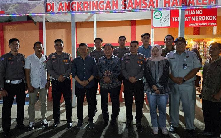 Angkringan Samsat Hamalem Muara Teweh bisa Layani Pembayaran Pajak Tahunan Kendaraan