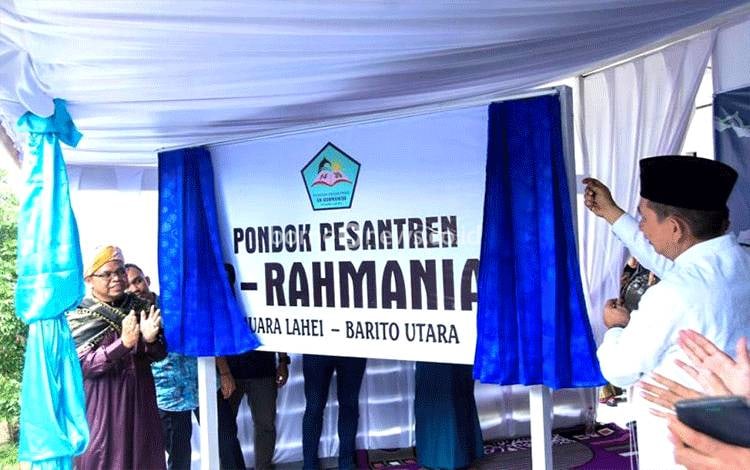 Bupati Barito Utara Resmikan Pondok Pesantren Ar Rahmaniah Muara Lahei