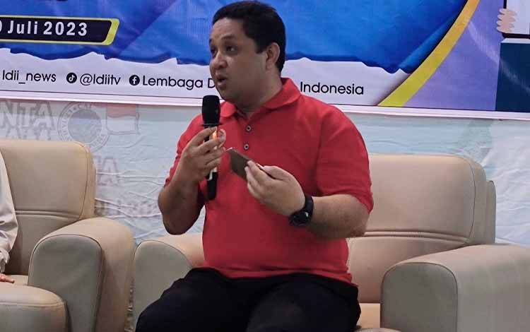 Ketua PWI Kalteng M Harris Sadikin. (FOTO: HERMAWAN)