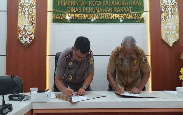 Pemko dan BPN Palangka Raya Jalin Kerja Sama Pengamanan Aset PSU
