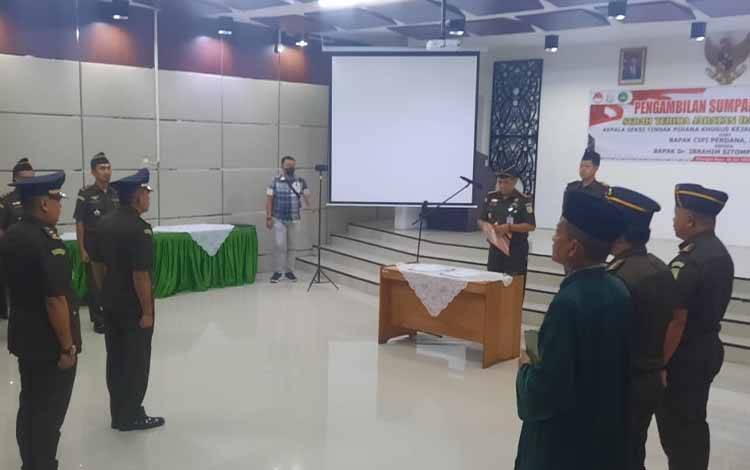 Begini Pesan Kajari Palangka Raya kepada Kasi Pidsus Baru