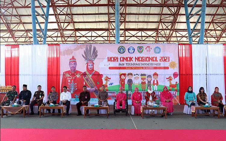 Dihadiri Bupati Yulhaidir, Hari Anak Nasional di Seruyan Berlangsung Meriah