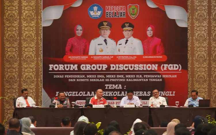 Pemprov Kalteng Serap Aspirasi Satuan Pendidikan Melalui FGD Penguatan Kompetensi  ?