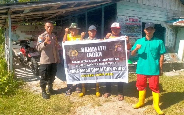 Polresta Palangka Raya Ajak Warga Jaga Kamtibmas Jelang Pemilu 2024
