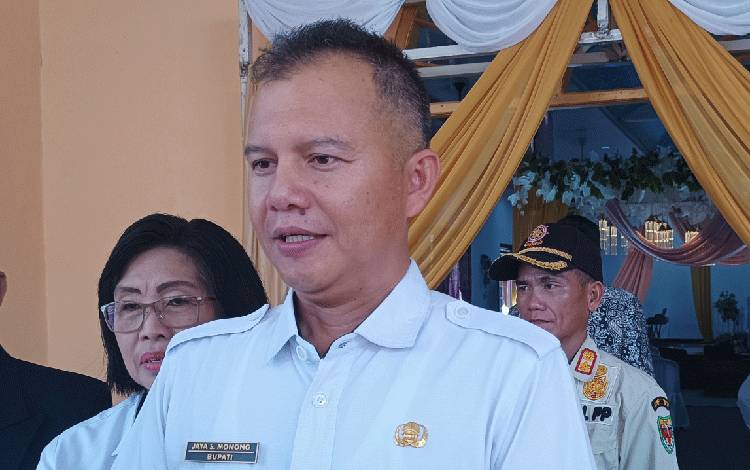 Bupati Gunung Mas Setuju PBS Beri Dukungan Kepada Cabor