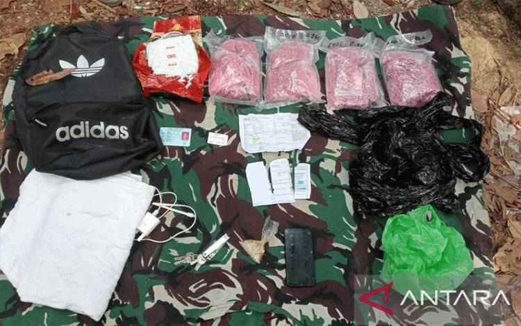 Yonarmed Gagalkan Penyelundupan 10.000 Butir Pil Ekstasi dari Malaysia