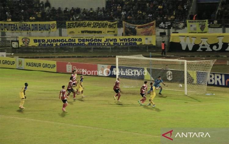 Barito Putera Takluk 1-2 Saat Menjamu Madura United