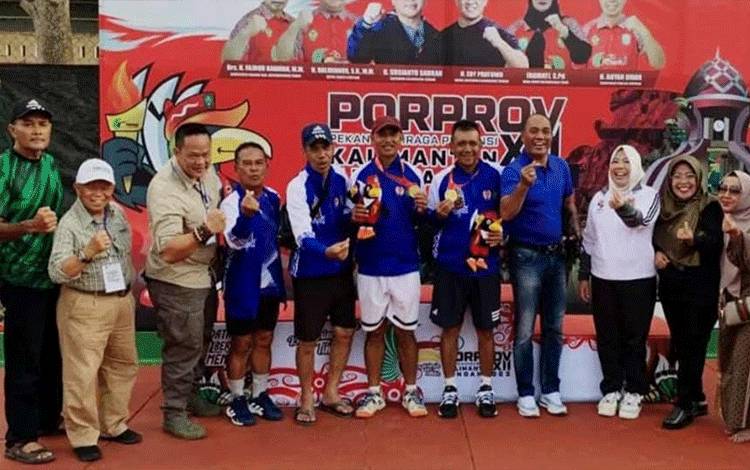 Kasat Samapta Polres Kapuas Raih Medali Emas Tenis Lapangan di Ajang Porprov Kalteng?