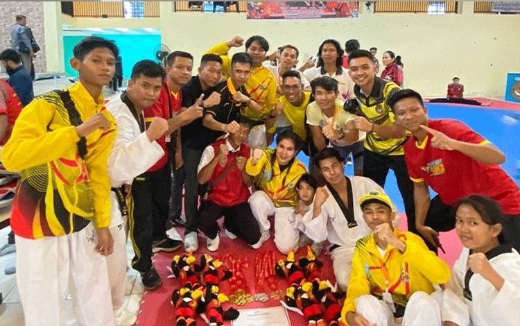 Cabor Taekwondo Lamandau Panen Medali di Porprov XII Kalteng