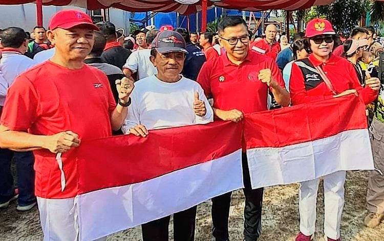 Sambut HUT RI ke 78, Dewan Kalteng Ajak Masyarakat Kibarkan Bendera Merah Putih