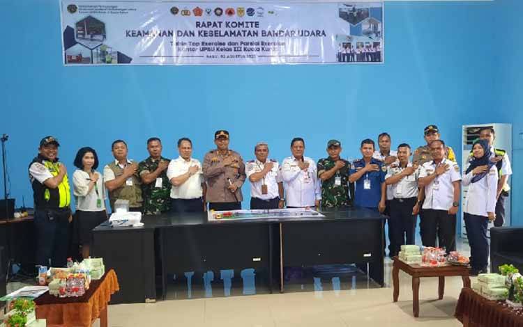 Kantor UPBU Kuala Kurun Gelar Rapat Komite Keamanan dan Keselamatan Bandar Udara