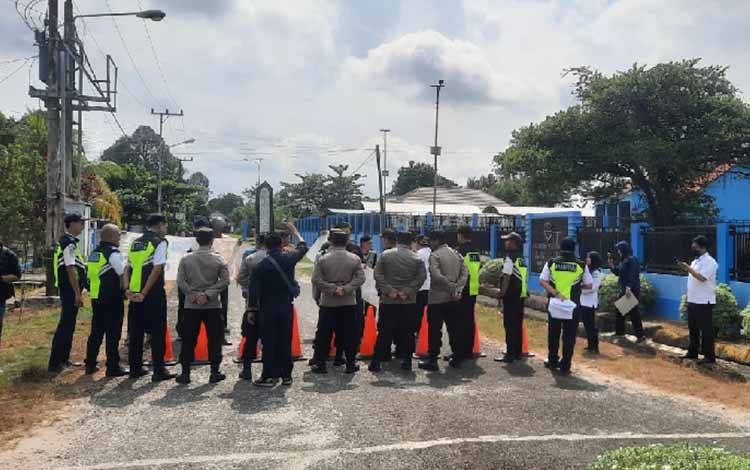 Kantor UPBU Kuala Kurun Gelar Latihan Penanggulangan Keadaan Darurat Keamanan dan Keselamatan Penerbangan