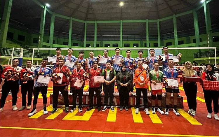 Final Voli Putra Porprov Kalteng 2023, Kotim Raih Medali Perak Setelah Takluk dari Sukamara