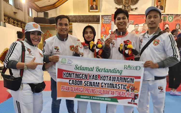 Ini Pencapaian Atlet Senam Kobar Dalam Ajang Porprov XII Kalteng 2023