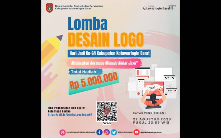 Lomba Desain Logo HUT ke 64 Kabupaten Kobar Dimulai