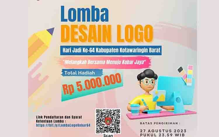 Lomba Desain Logo Hari Jadi ke-64 Kotawaringin Barat Berhadiah Jutaan Rupiah