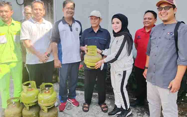 Wakil Bupati Seruyan Pantau Pasar Penyeimbang LPG 3 Kg di Seruyan Hilir