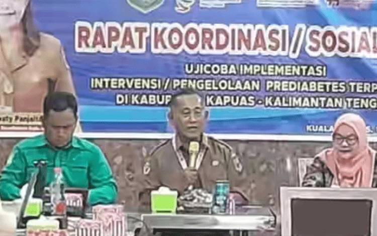 Dinkes Sosialisasi Uji Coba Implementasi Pengelolaan Prediabetes Terpantau, Ini Tujuannya