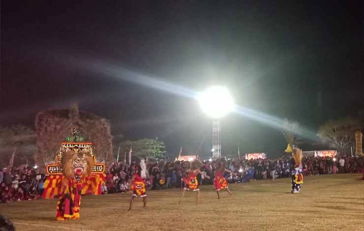 Kesenian Daerah Semarakkan Penutupan Porprov Kalteng 2023 di Kotim