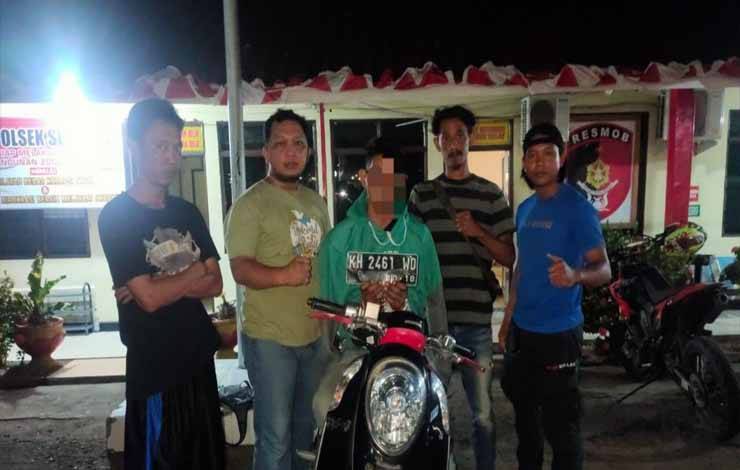 Pencuri Sepeda Motor di Jalan Seroja Kapuas Ditangkap Polisi