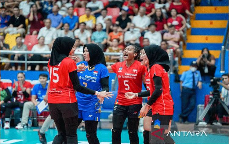 Timnas Voli Putri Indonesia Tekuk Filipina Dengan Tiga Set Langsung