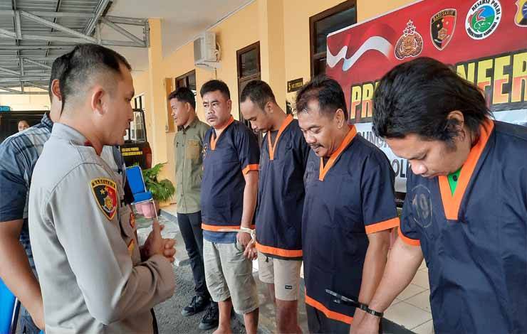 4 Tersangka Peredaran Gelap Narkoba Ditangkap Polres Kobar