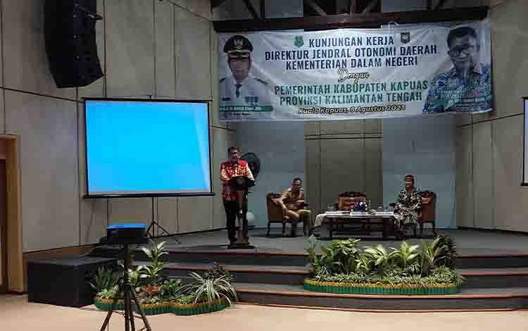 Dirjen Otda Kemendagri Kunjungi Kapuas