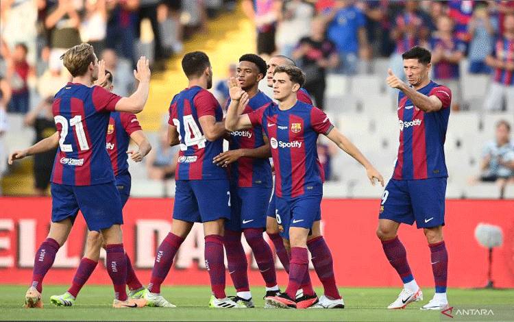 Barcelona Menang 4-2 atas Tottenham di Joan Gamper Trophy