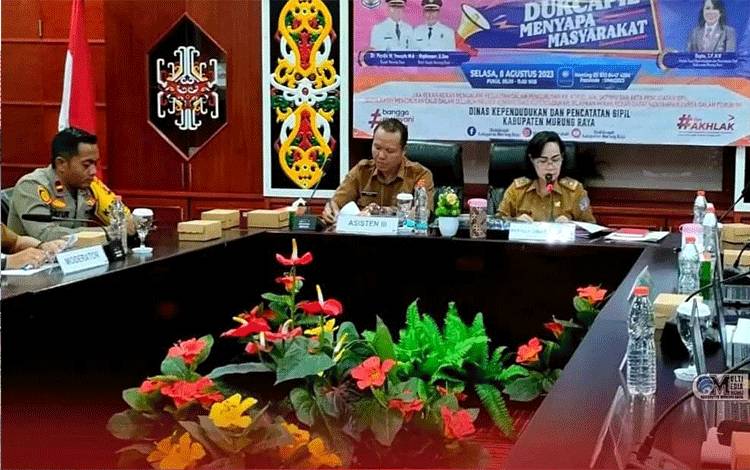 Murung Raya Gelar Dukcapil Menyapa Masyarakat