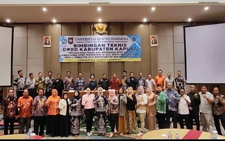 DPRD Kapuas Bimtek Optimalisasi Peran dan Wewenang Dewan Dalam Pembahasan APBD Perubahan