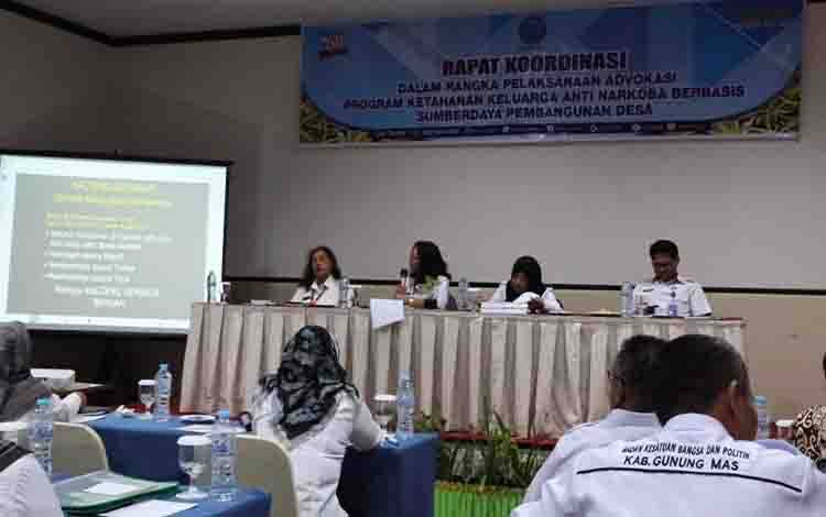 Kesbangpol Kalteng Ingatkan terkait Program Desa Bersih Narkoba