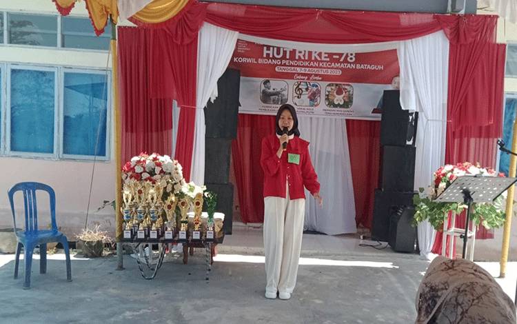 Sambut HUT ke-78 RI, Korwil Pendidikan Kecamatan Bataguh Gelar Berbagai Lomba