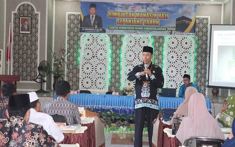 Kemenag Kapuas Laksanakan Program Bimbingan Manasik Haji Sepanjang Tahun