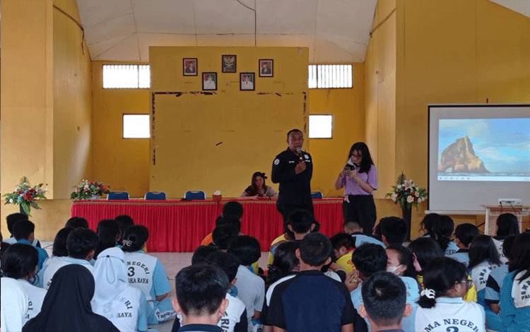 Polda Kalteng Gencar Edukasi Pelajar Agar Bijak Bermedia Sosial