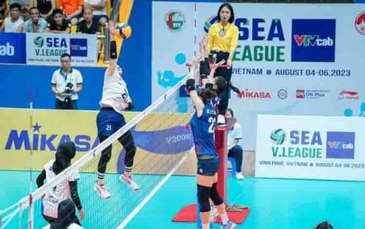 Tim Voli Putri Indonesia Takluk dari Vietnam Tiga Set Langsung