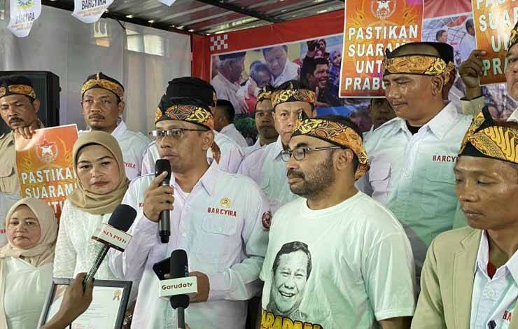 Barisan Cyber Indonesia Raya Deklarasikan Dukungan untuk Prabowo