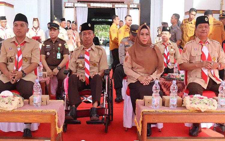 Bupati Seruyan Hadiri Upacara Hari Pramuka ke-62