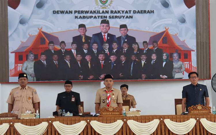 DPRD Gelar Paripurna Penyampaian Hasil Pembahasan KUA-PPAS APBD Seruyan Tahun 2024