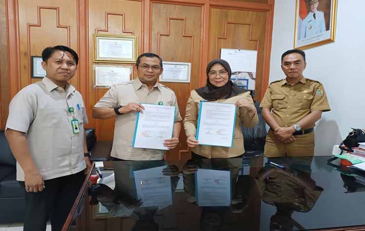 Dispusip Kalteng Jalin Kerja Sama dengan Poltekkes Palangka Raya
