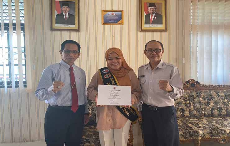 Pemuda Pangkalan Bun Kembali Raih Prestasi, Dispora Kobar Sambut Siti Akobah